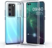 Huawei P40 Pro Transparant Backcover hoesje - silicone- 8719273313565