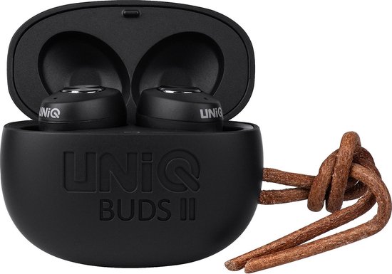 Écouteurs sans fil UNIQ Accessory Buds ll avec boîtier de chargement -  Zwart | bol.com