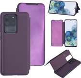 Paars hoesje Samsung Galaxy S20 Ultra - Book Case