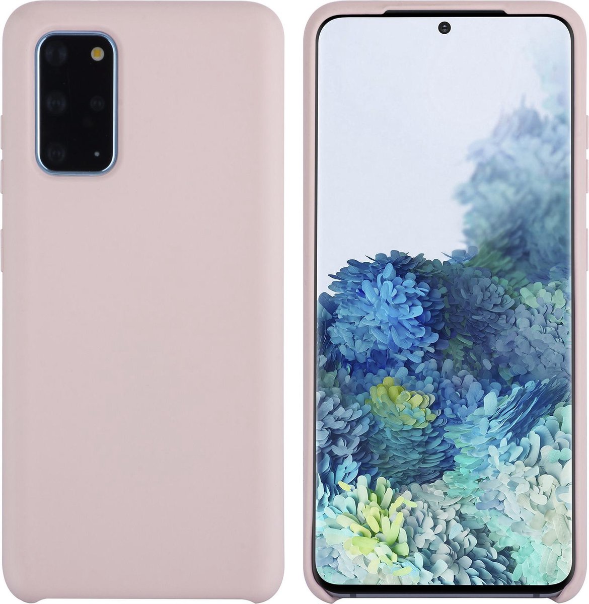 Samsung Galaxy S20 Plus Sand Pink Backcover hoesje - silicone