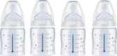 NUK First Choice 4x 150ml Temperature Control No Colic Baby Drinkflesjes