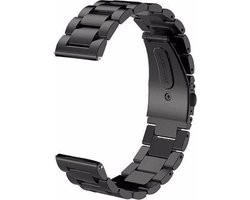 LOUZIR RVS bandje - geschikt voor Samsung Gear S3 - Zwart