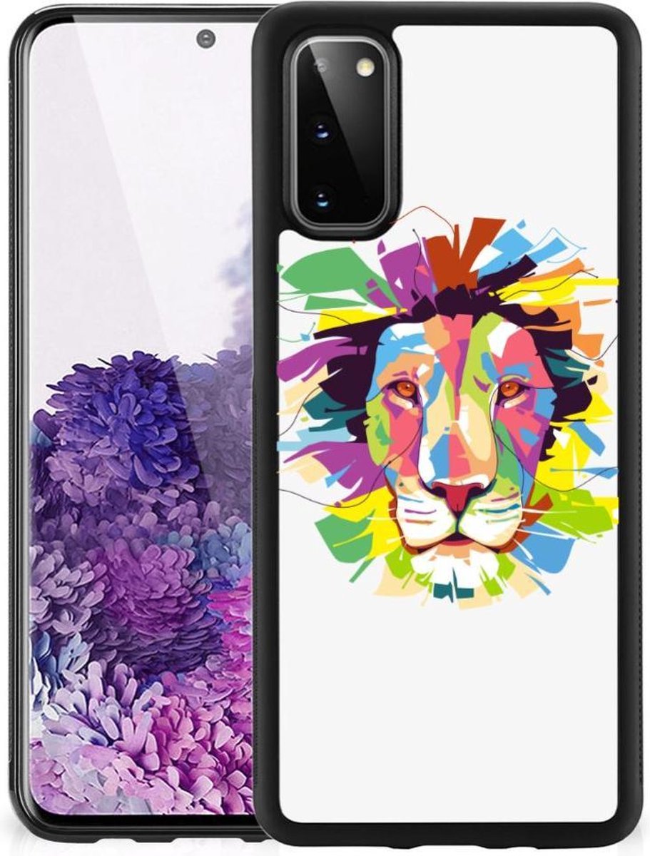 Back Cover voor Samsung Galaxy S20 Bumper Hoesje Lion Color