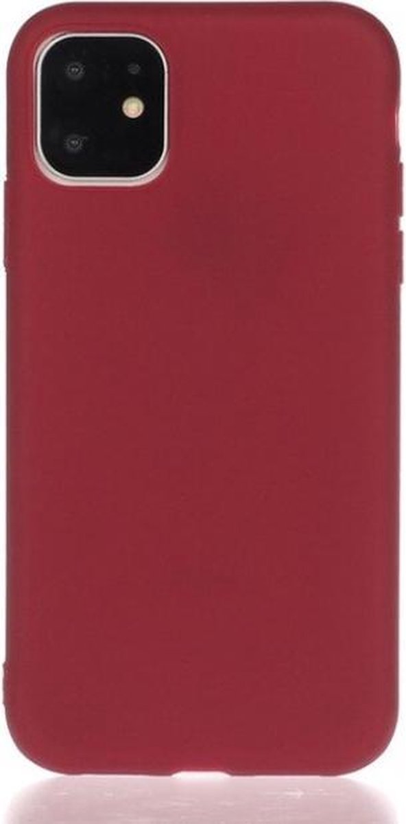 Telefoonhoesje geschikt voor Apple iPhone 8 | Back Cover | iPhone 7 | iPhone SE 2020 | Siliconen Hoesje | Rood