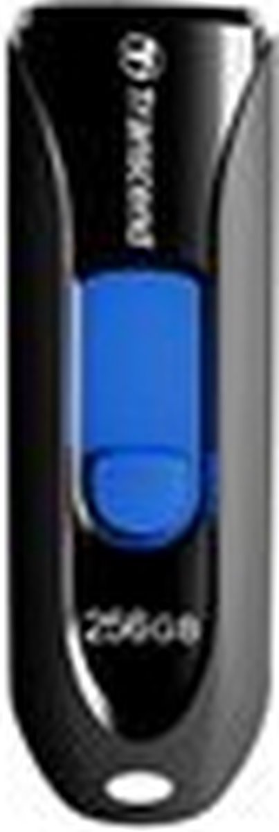 Transcend JetFlash 790 - USB-flashstation - 256 GB - USB 3.1 Gen 1 - zwart