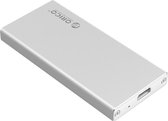 ORICO MSA-UC3 USB 3.1 Type C aluminium externe opslagbehuizing Harde schijfdoos voor 50 mm x 30 mm M-SATA SSD (zilver)