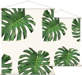 Bladpatroon 8 - Foto op Textielposter - 45 x 60 cm