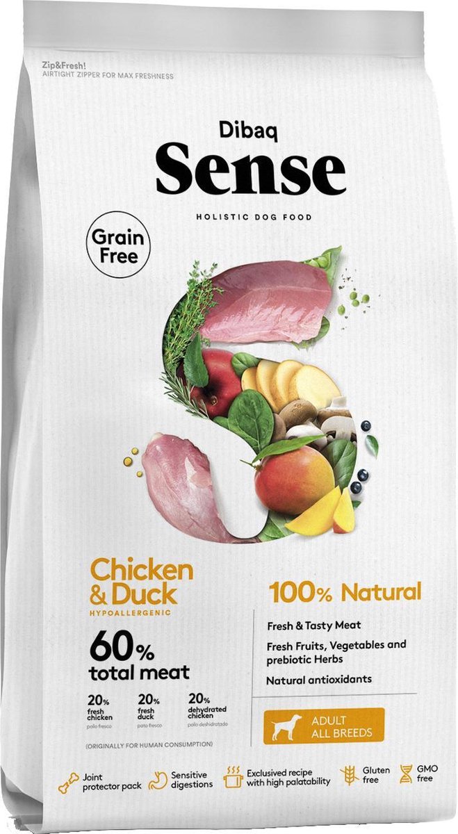 Dibaq Sense Dibaq Sense Grain Free Kip & Eend