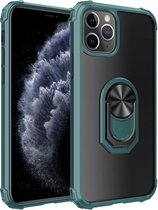 Apple iPhone 11 Back cover - Groen - Hard PC - Magnetisch voor autohouder - Kickstand
