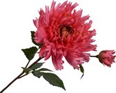 Silk-ka Kunstbloem-Zijden Bloem-Chrysant Steel Zijde Paars-Roze 78 cm
