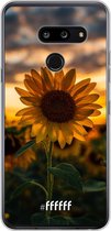 LG G8 ThinQ Hoesje Transparant TPU Case - Sunset Sunflower #ffffff