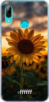 Huawei P Smart (2019) Hoesje Transparant TPU Case - Sunset Sunflower #ffffff