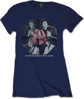 The Beatles Dames Tshirt -S- Budokan Octagon Blauw