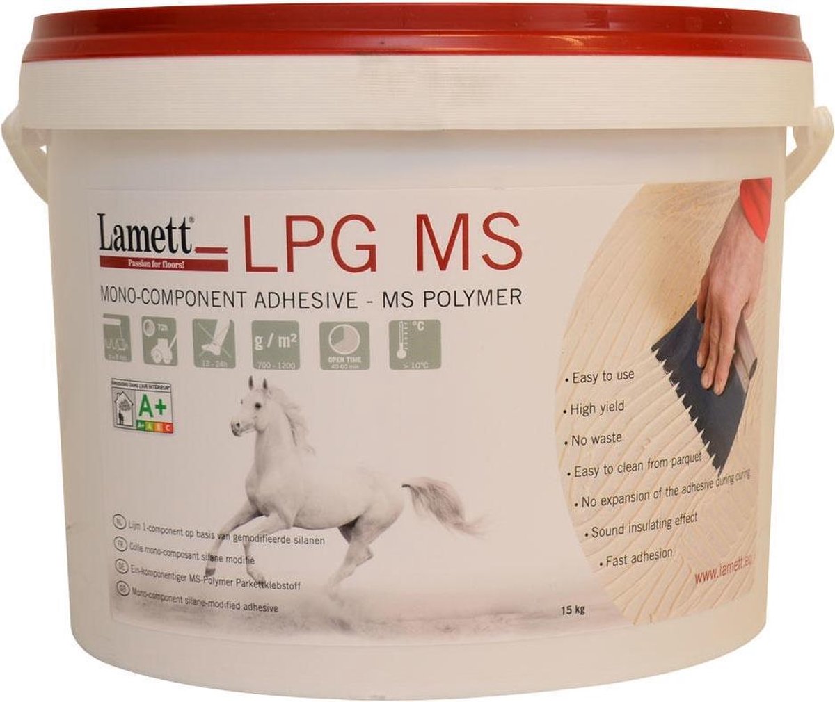 Lamett LPG MS 1-Component Lijm - 15kg Parket Lijm