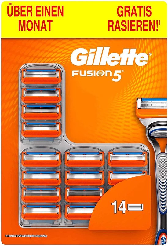 Gillette Fusion5 - 16 stuks - Scheermesjes | bol.com
