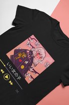 Anime Meisje Manga Comic Cosplay Waifu Oshare Kawaii Japan Merchandise Cadeau voor Geek Gamer Otaku | Shirt Maat L