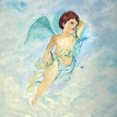 Schilderij: Engel Amora  30 x 30 cm  ( moederdag - Valentijn - Twinkelschilderijen - topcadeaus-  baby's - meisjes - volwassenen -  kunst - art - schilderij - kraamcadeau - verjaar