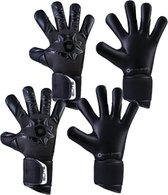 2 Paar Elite Neo Black Keepershandschoenen - Maat 8 (+ gratis naambedrukking)