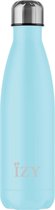 IZY - drinkfles / thermosfles - 500 ml - Blauw Mat