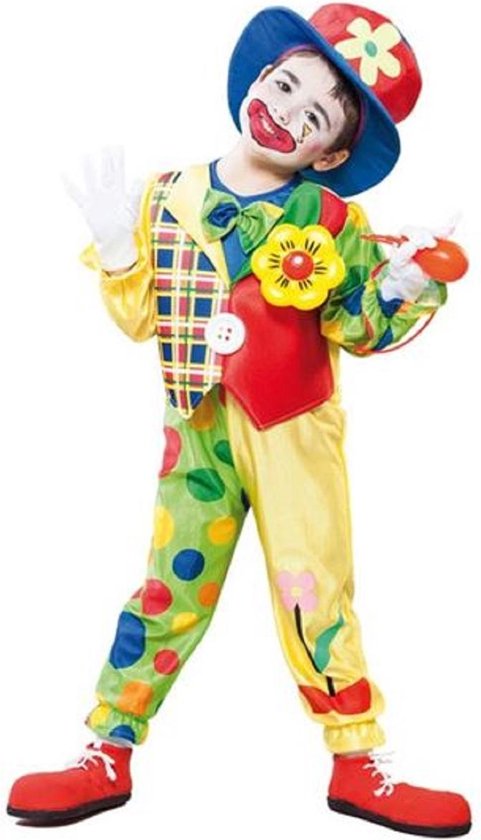 Concentratie Hol Wie Clown kostuum kind (122-138cm) | bol.com