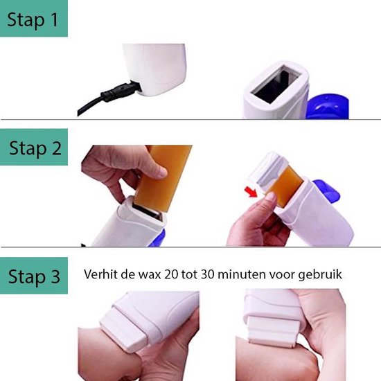 Bol Com Wax Roller Kit Wax Ontharen Wax Apparaat Wax Verwarmer Hars Strips Ontharen
