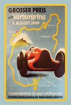 Wandbord - Grote Prijs Van Nurburging 1949