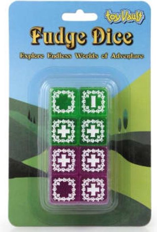 Afbeelding van het spel Set van 8 d6 Fudge Dice - Princess Bride RPG