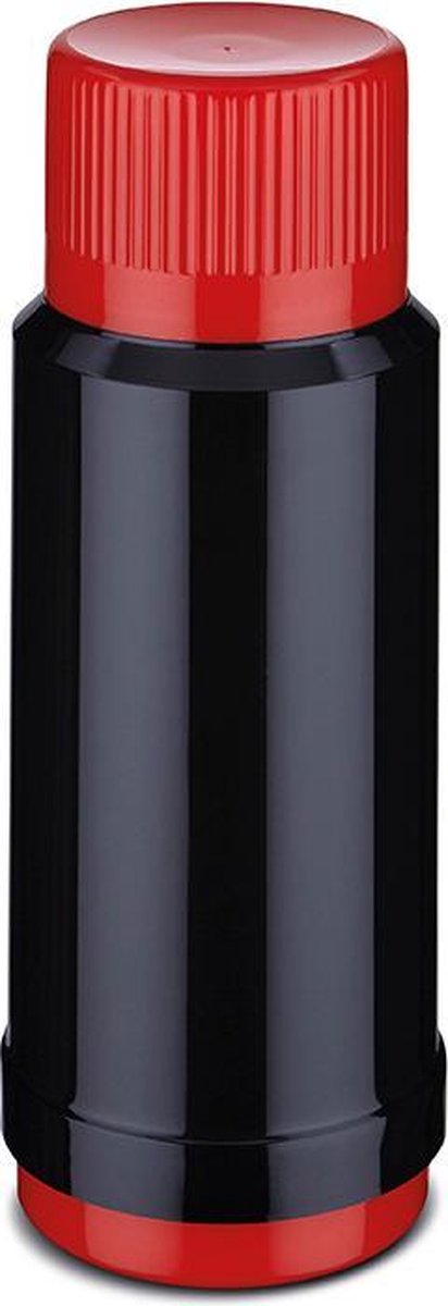 Rotpunkt Max 40 - Thermosfles - Dubbelwandig - Isoleer - Zwart/ Rood - 1 Liter