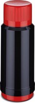 Rotpunkt Max 40 -  Thermosfles - Dubbelwandig - Isoleer -  Zwart/ Rood -  1 Liter