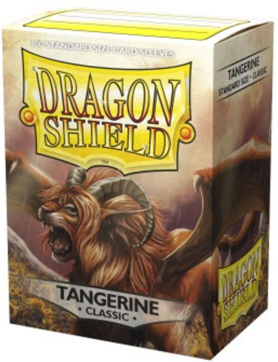 Afbeelding van het spel Dragonshield 100 Box Sleeves Classic Tangerine