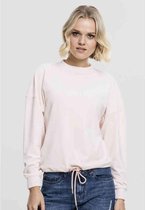 Pull / pull Urban Classics -M- Oversized Velvet Crew Rose