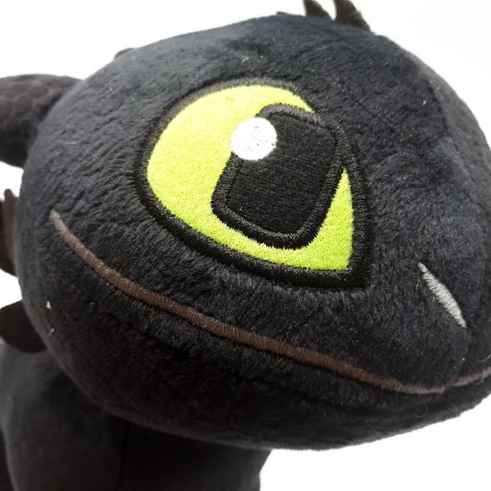 Dragons de DreamWorks - Super dragon en peluche de 20 cm - Krokmou