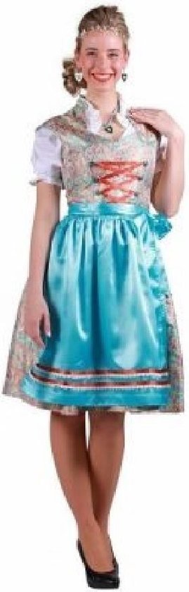 Dirndl ''Janna'' Turquoise, Jurk-Schort (mt