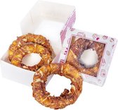 Doggie donuts-4 stuks- in geschenk verpakking-hondensnacks-Animal King