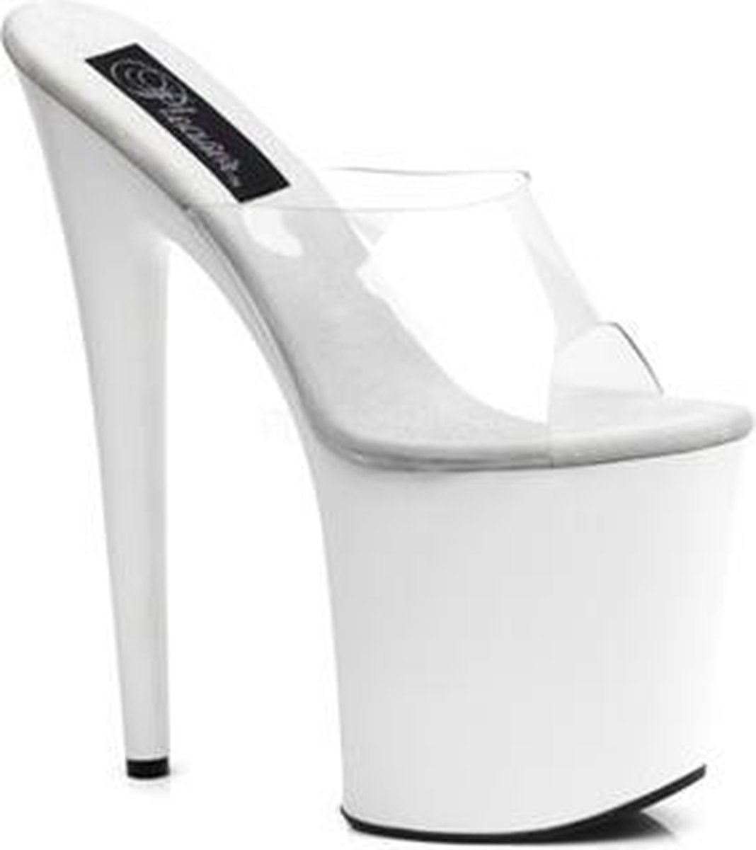 Goedkoopste Flamingo-801 clear/white - (EU 35 = US 5) - Pleaser