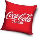 Coca Cola Classic - Sierkussensloop (40 x 40 cm) - 100% Polyester