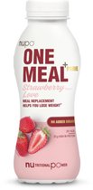 Shake repas Nupo One Meal Prime (12 pièces) - Fraise - Atteignez rapidement votre poids cible avec ce shake repas