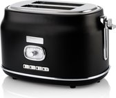 Bol.com Westinghouse Retro Broodrooster - 2 Slice Toaster - Zwart - Met Warmhoudrek aanbieding