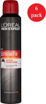 6 x 200 ml Loreal Men Expert ExtremeFix Indestructible Lock-In Fixing Spray