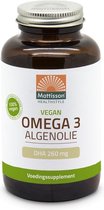Mattisson - Vegan Algenolie Omega 3 - DHA 260mg - Vegan Voedingssupplement - 120 Capsules