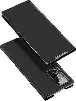 Dux Ducis Samsung Galaxy Note 20 Ultra Wallet Hoesje Slimline - Zwart