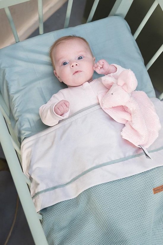 Smederij chef Met bloed bevlekt Baby's Only Gebreid baby dekbedovertrek Classic - Stonegreen - 100x135 cm |  bol.com