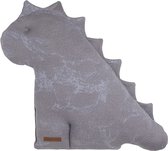 Baby's Only knuffel dinosaurus Marble - Knuffeldier - Baby knuffel - Decoratie kussen - Cool Grey/Lila - 40 cm - Baby cadeau