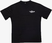 FORZA HEREN V-HALS TSHIRT - ZWART - 100% KATOEN