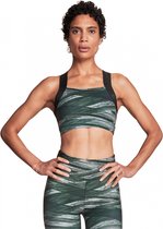 Röhnisch Sportbeha Kay Dames Polyamide/elastaan Groen Mt L