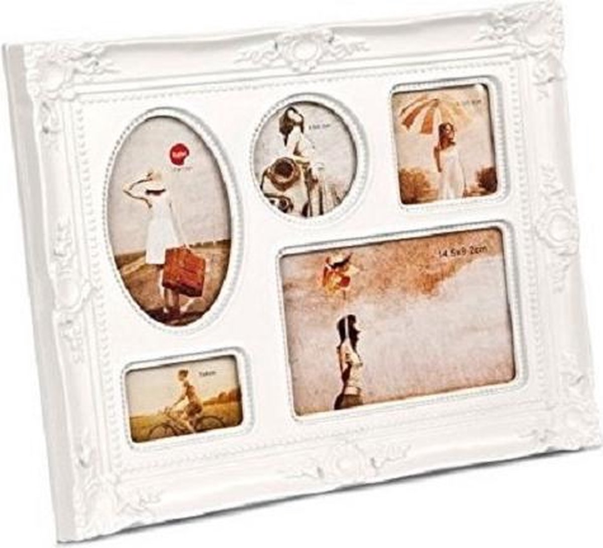 Balvi Fotolijst Baroque 26,4 X 33 Cm Polypropyleen Wit