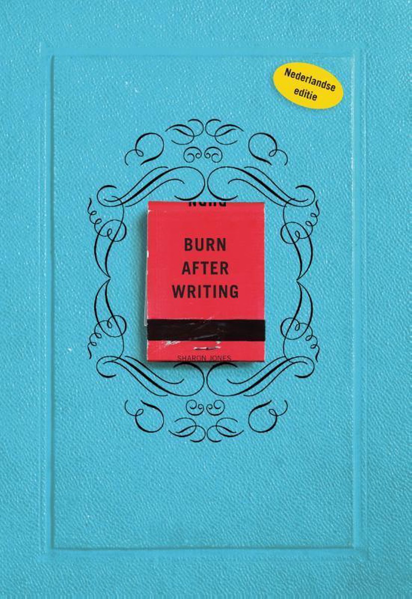 Burn after writing - blauw - Sharon Jones