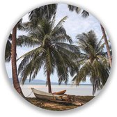 Wandcirkel Tropische Palmbomen