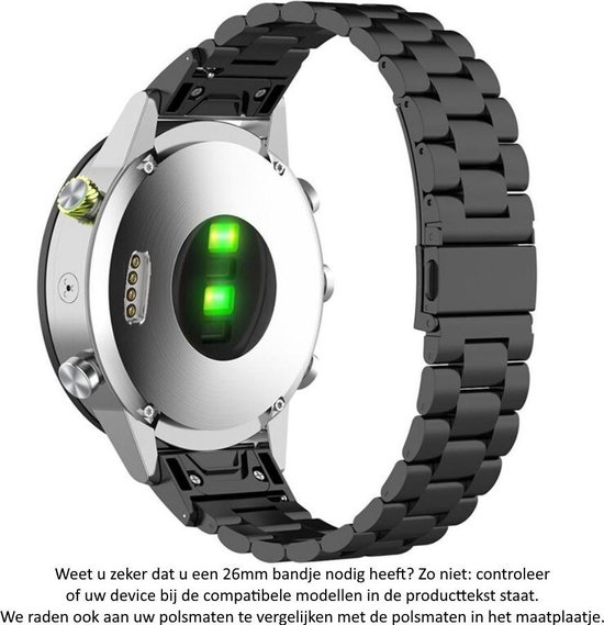 Bracelet de montre en métal pour Garmin Fenix 7 Sapphire Solar