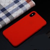 iPhone X/Xs Siliconen Hoesje Rood